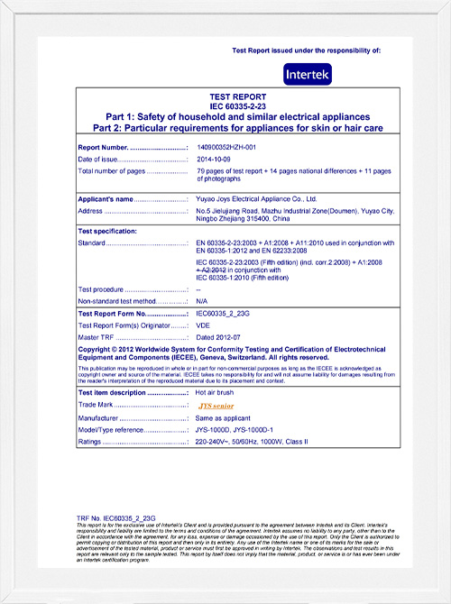 Certification VDE